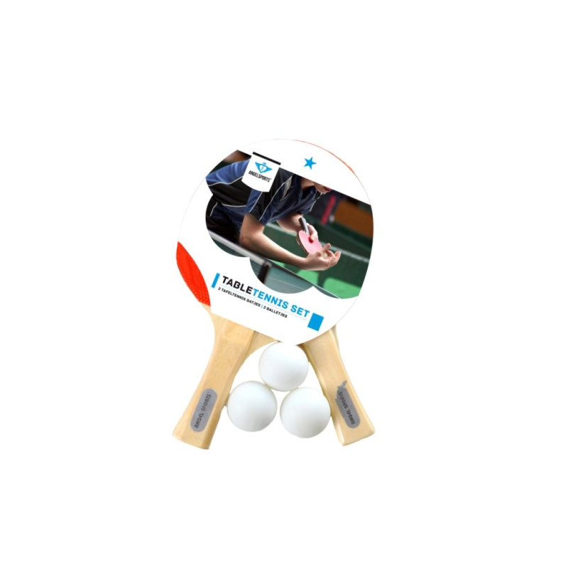 Tafeltennisset (1*) met 3 ballen Tafeltennisset (1*) met 3 ballen