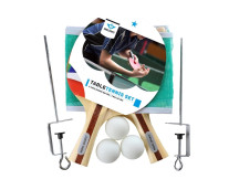 Tafeltennisset (1*) met 3 ballen + netpost