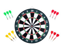 Dartbord dubbelzijdig dierenthema