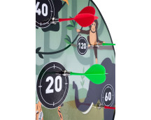 Dartbord dubbelzijdig dierenthema Dartbord dubbelzijdig dierenthema