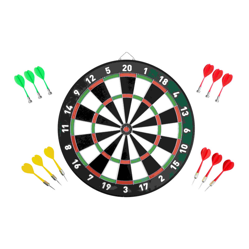 Dubbelzijdig Magnetisch/papieren dartbord Dieren Thema Dubbelzijdig Magnetisch/papieren dartbord Dieren Thema