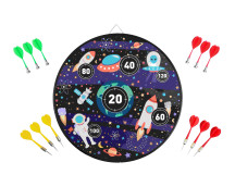 Dubbelzijdig Magnetisch/papieren dartbord Space Thema Dubbelzijdig Magnetisch/papieren dartbord Space Thema