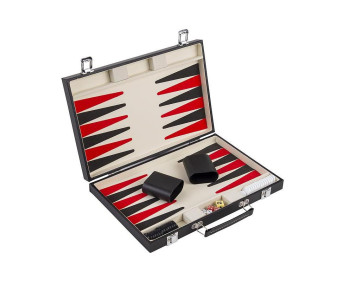 Backgammonspel 15" in koffer