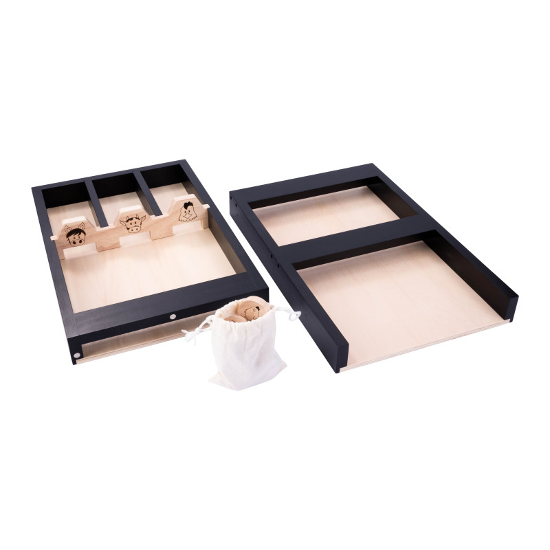 Houten sjoelbak (2 delig) - Dieren Houten sjoelbak (2 delig) - Dieren