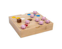 Pig hole spel met siliconen varkentjes