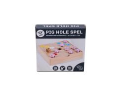 Pig hole spel met siliconen varkentjes Pig hole spel met siliconen varkentjes