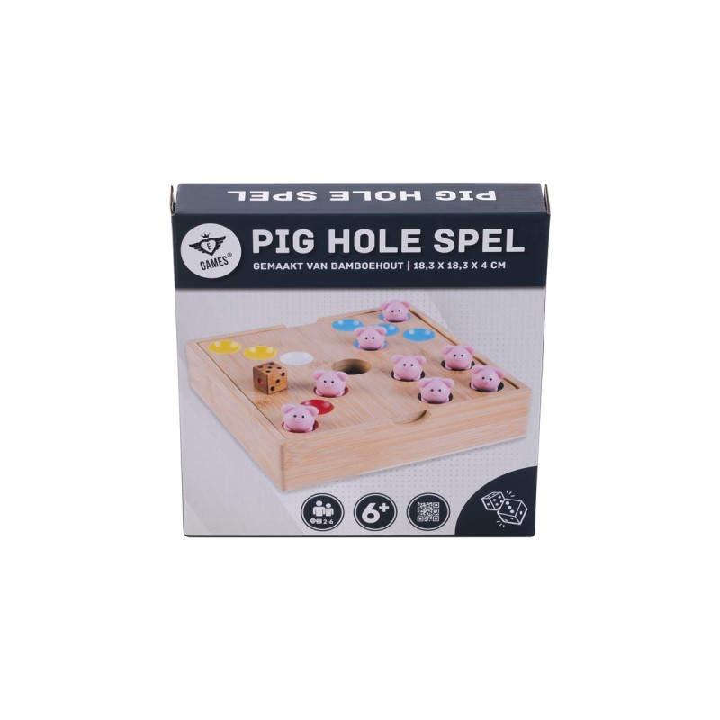 Pig hole spel met siliconen varkentjes Pig hole spel met siliconen varkentjes