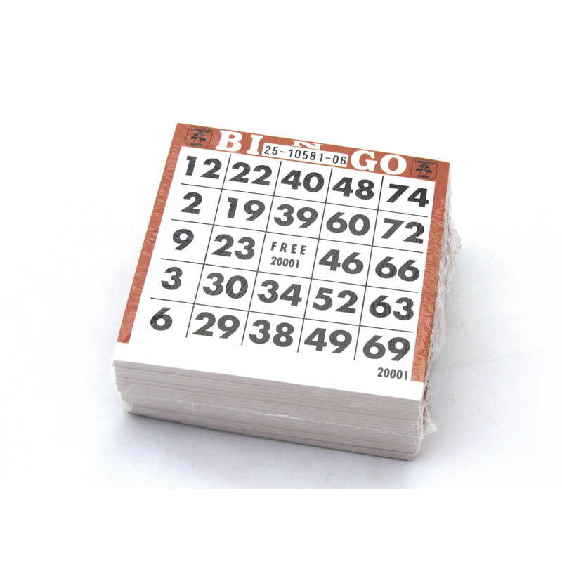 Bingoblok 500 vel (5 ass.)