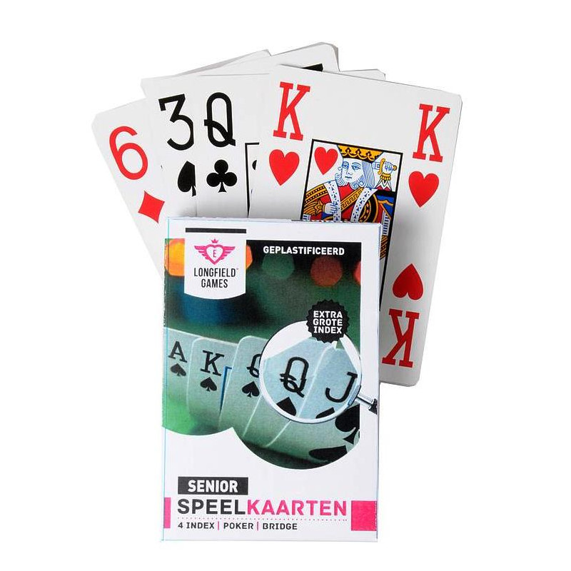 Speelkaarten (grote cijfers) Speelkaarten (grote cijfers)