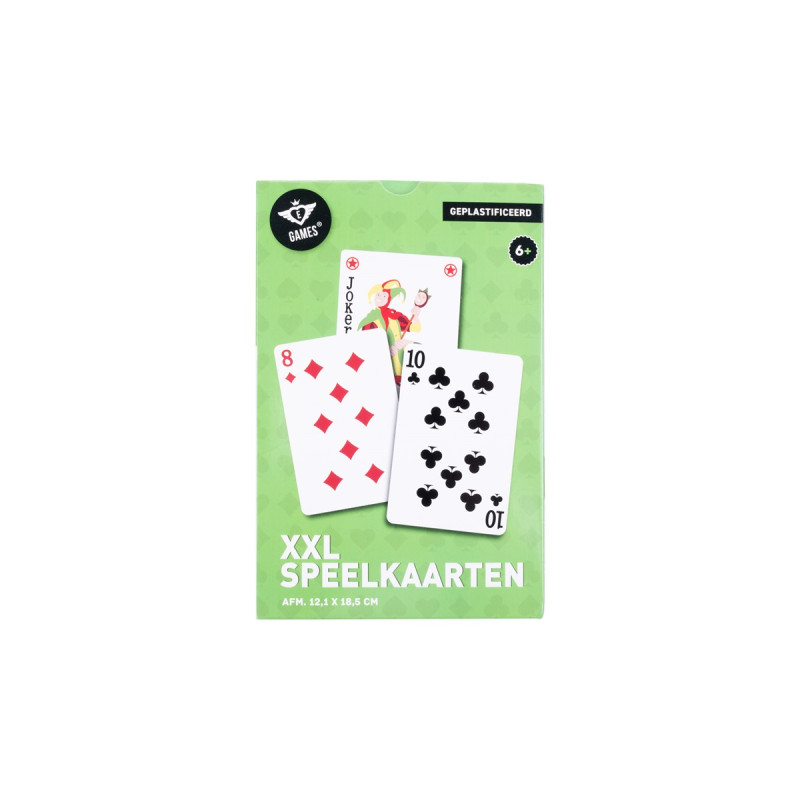 XXL speelkaarten 18,5x 12cm

