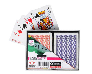 Speelkaarten (2 sets in etui)