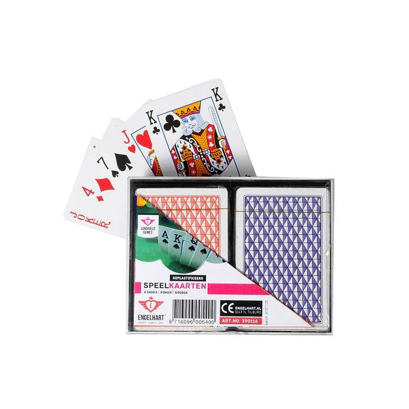 Speelkaarten (2 sets in etui) Speelkaarten (2 sets in etui)