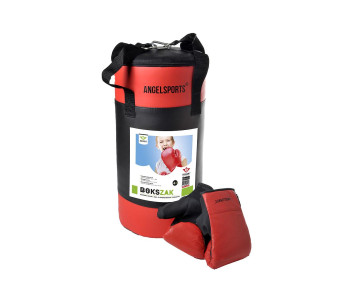 Bokszak met 2 handschoenen