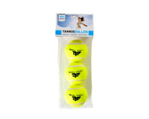 Tennisballen (3 st.) in zak