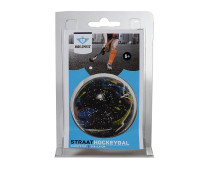 Hockeybal zwart vlammend (68mm)