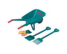 BOSCH tuinset (kruiwagen hark/schop)