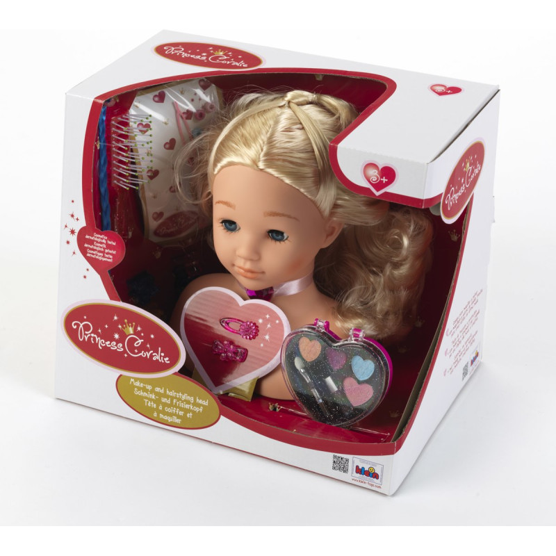 Kapkop Princess Coralie (blond/roze)