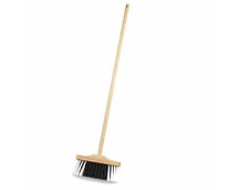 Houten bezem (zwart/wit)