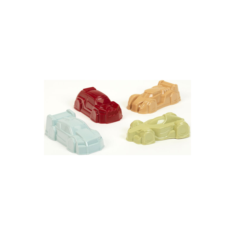 Zandvormpjes auto 4st. (recycled plastic) Zandvormpjes auto 4st. (recycled plastic)
