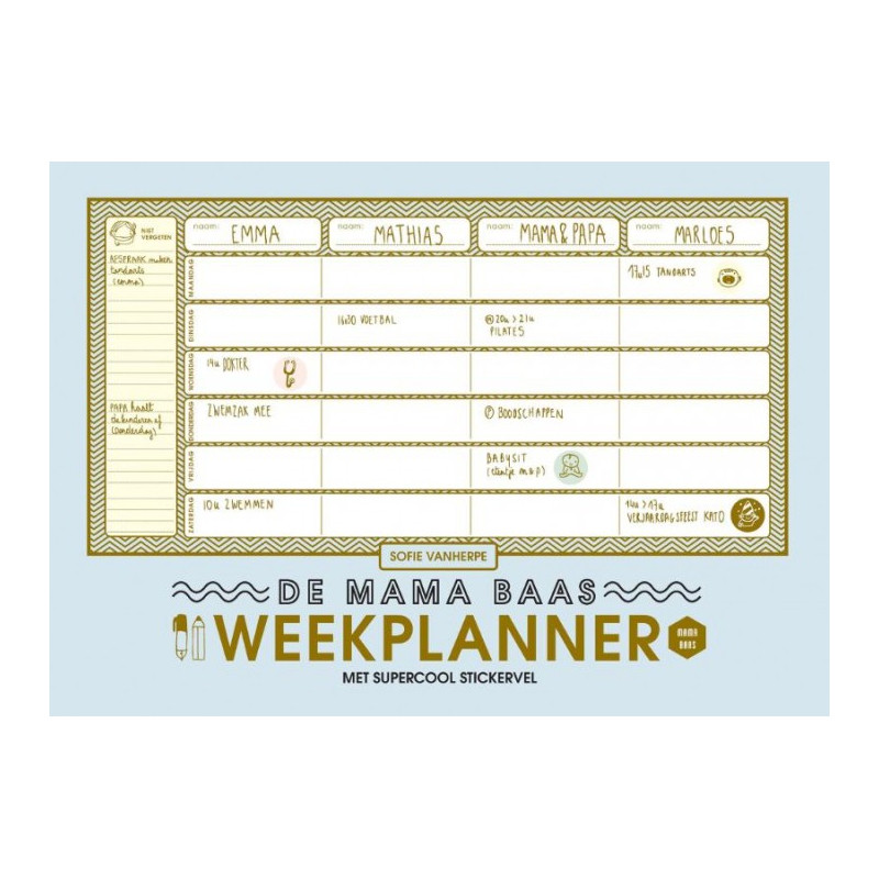 MB - De Mama Baas weekplanner