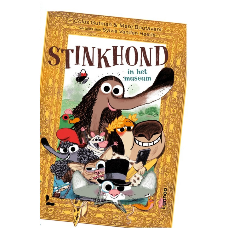 Stinkhond in het museum