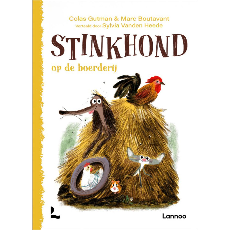 Stinkhond op de boerderij Stinkhond op de boerderij