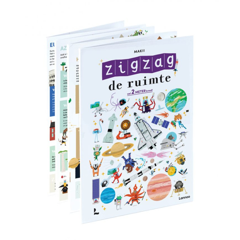 Zigzag - In de ruimte (kartonboek) Zigzag - In de ruimte (kartonboek)