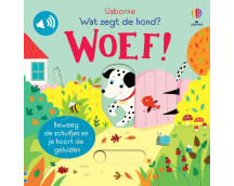 Wat zegt de hond? Woef!