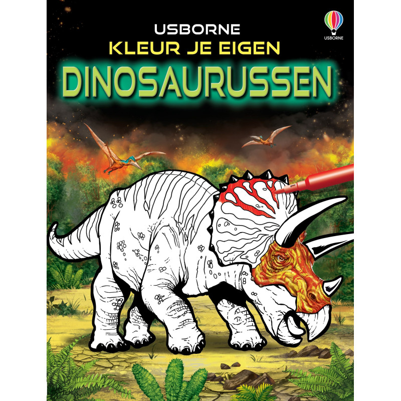 Kleur je eigen dinosaurussen Kleur je eigen dinosaurussen