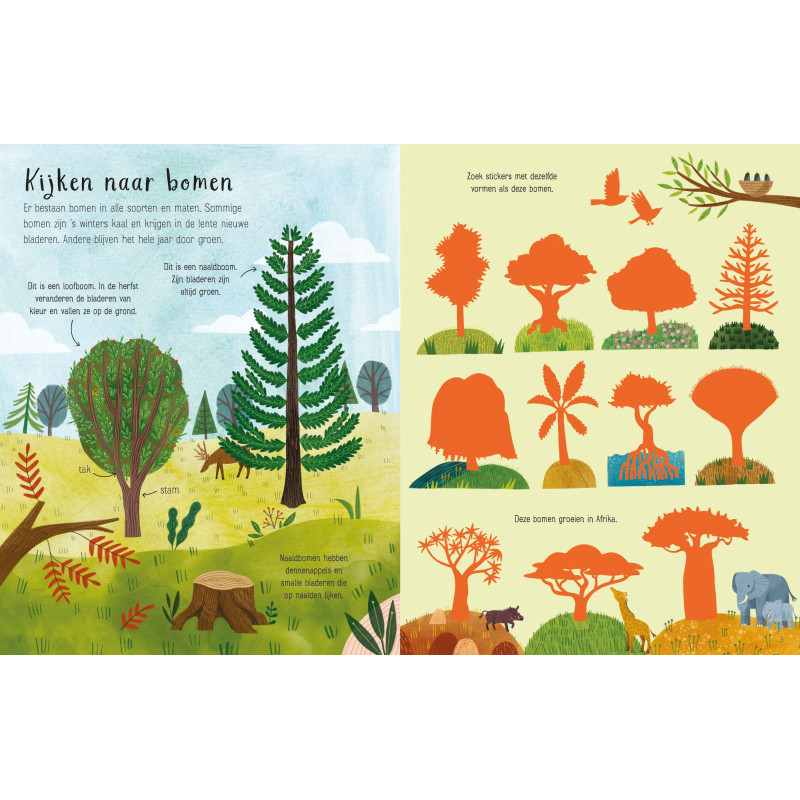 Eerste stickerboek - Bomen Eerste stickerboek - Bomen
