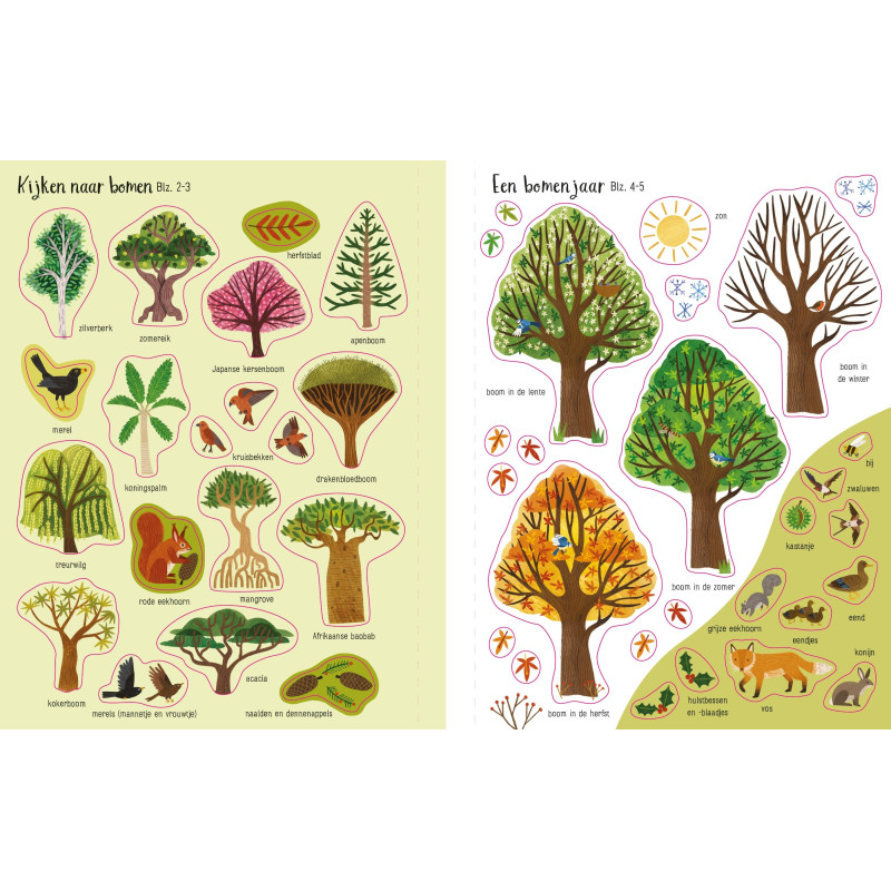 Eerste stickerboek - Bomen Eerste stickerboek - Bomen