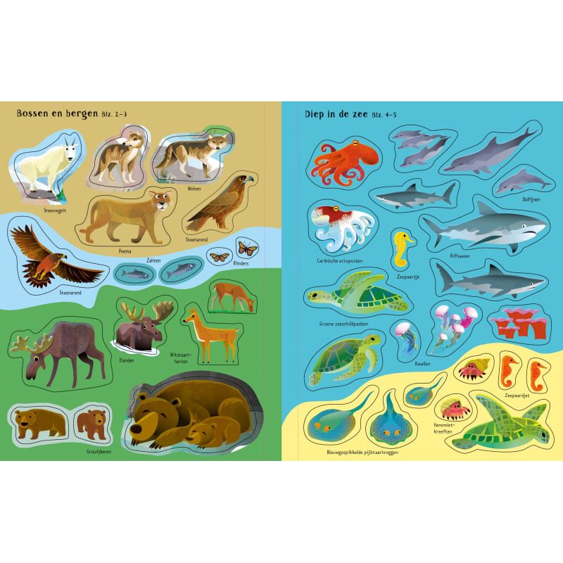 Eerste stickerboek - Wilde dieren Eerste stickerboek - Wilde dieren
