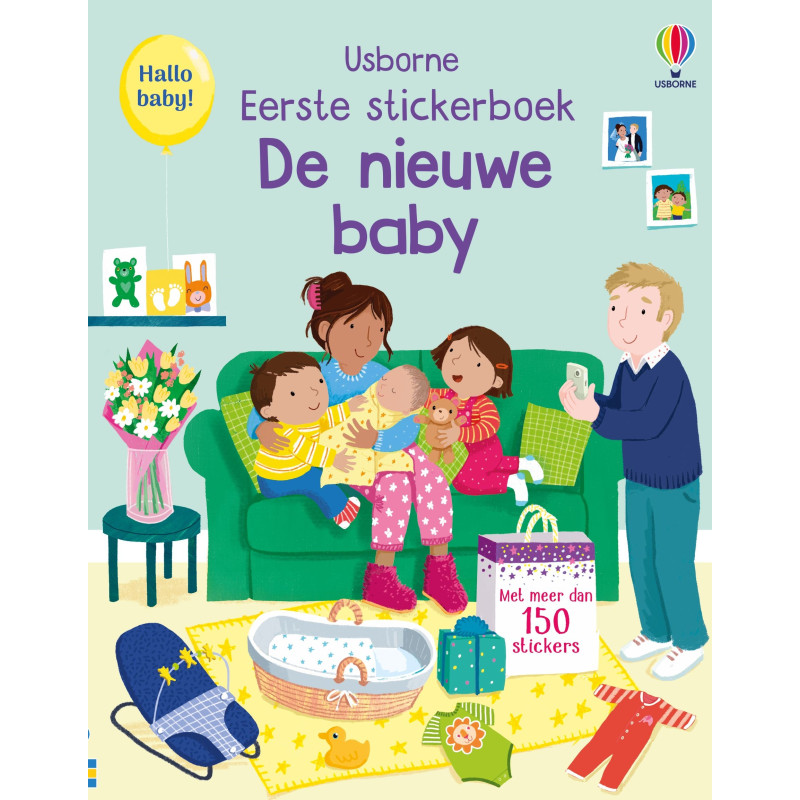 Eerste stickerboek - De nieuwe baby Eerste stickerboek - De nieuwe baby
