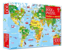 Boek & Puzzel - Steden in de wereld