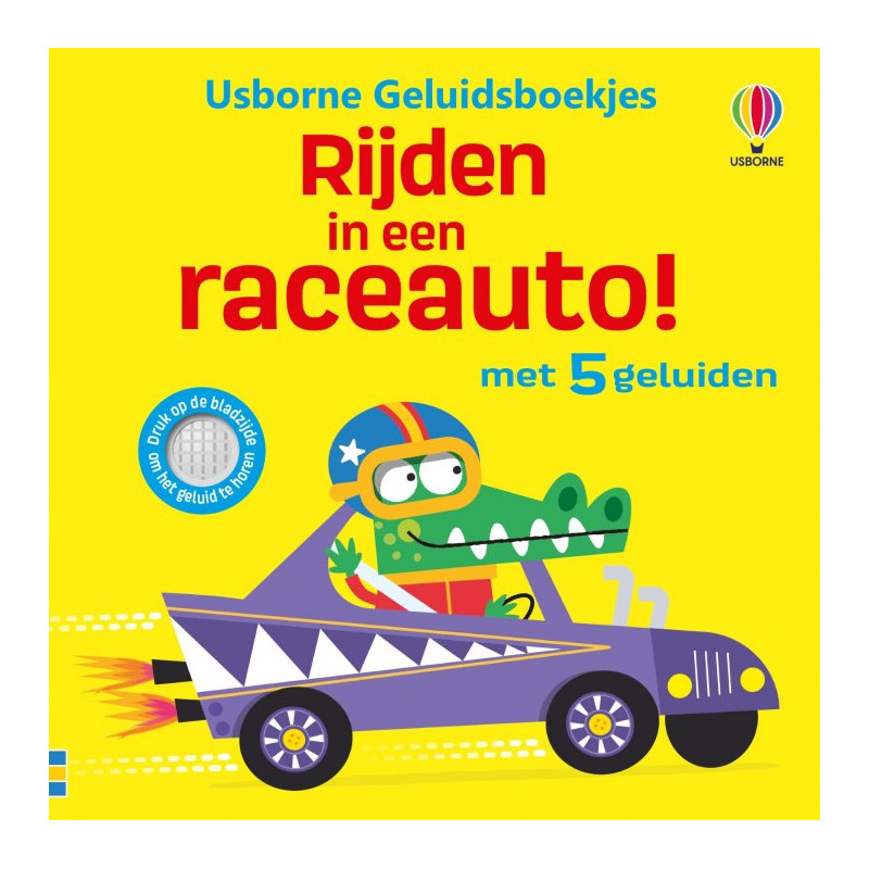 Rijden in een raceauto! (Geluidsboekje) Rijden in een raceauto! (Geluidsboekje)