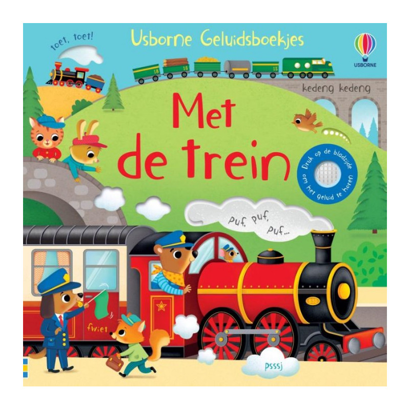 Usborne Geluidsboekjes - Met de trein Usborne Geluidsboekjes - Met de trein
