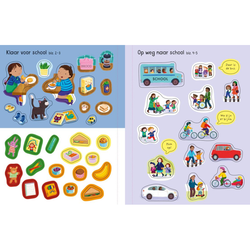 Eerste stickerboek - Voor het eerst naar school Eerste stickerboek - Voor het eerst naar school