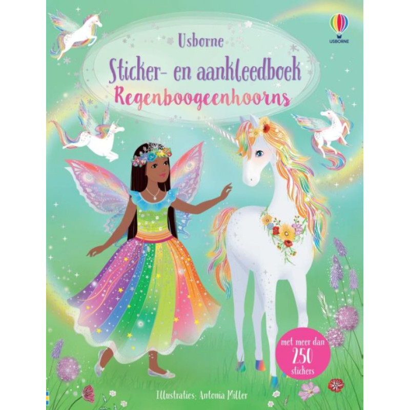 Eerste sticker- en aankleedboek - Regenboogeenhoorns Eerste sticker- en aankleedboek - Regenboogeenhoorns