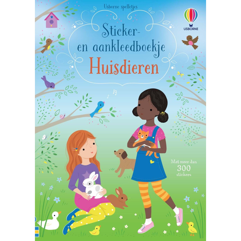 Sticker- en aankleedboekje - Huisdieren Sticker- en aankleedboekje - Huisdieren