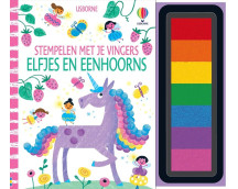Stempelen met je vingers - Eenhoorns en elfjes