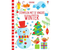 Stempelen met je vingers Winter