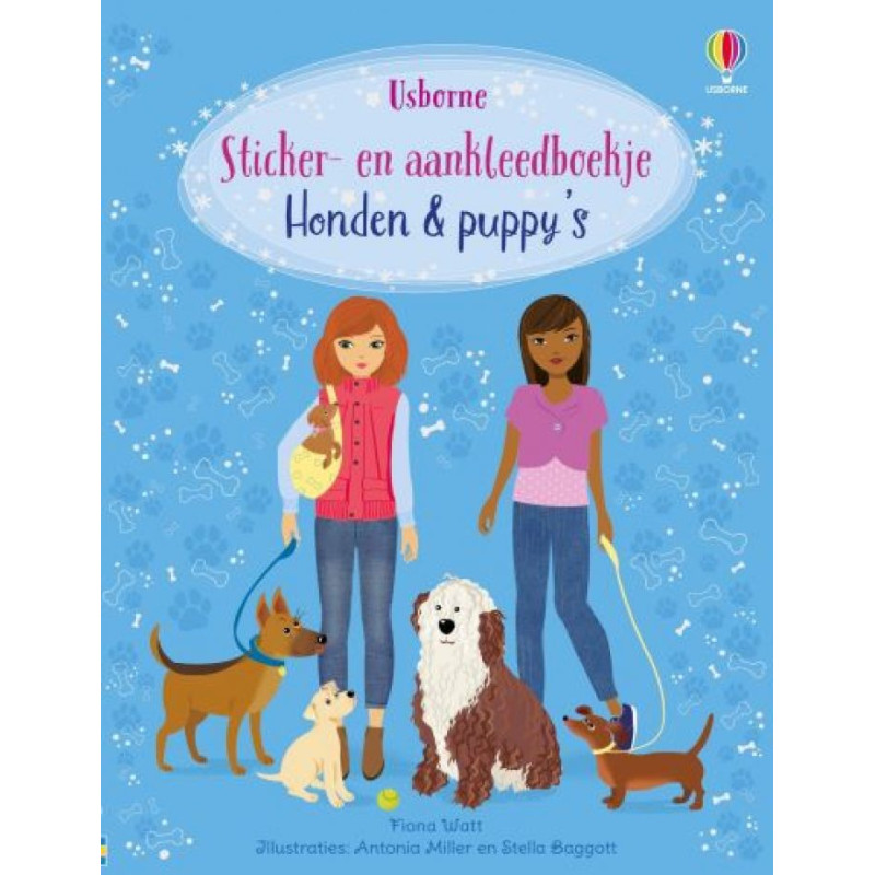 Sticker- en aankleedboek - Honden & puppy's Sticker- en aankleedboek - Honden & puppy's