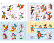 Glitterstickerboek - Winter
