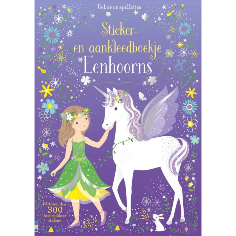 Sticker- en aankleedboekje - Eenhoorns Sticker- en aankleedboekje - Eenhoorns