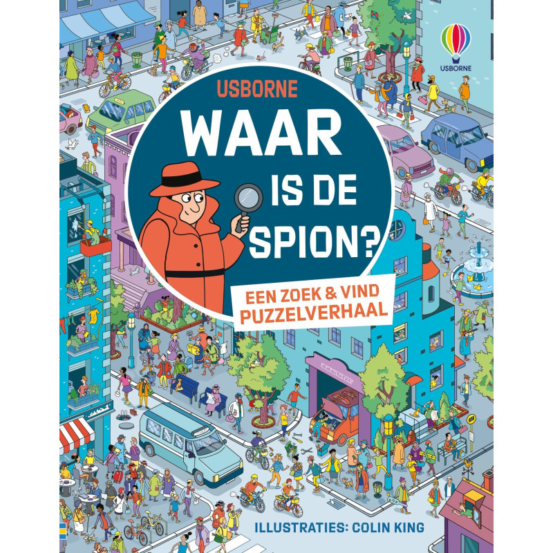 Waar is de spion / Een zoek & vind puzzelverhaal Waar is de spion / Een zoek & vind puzzelverhaal