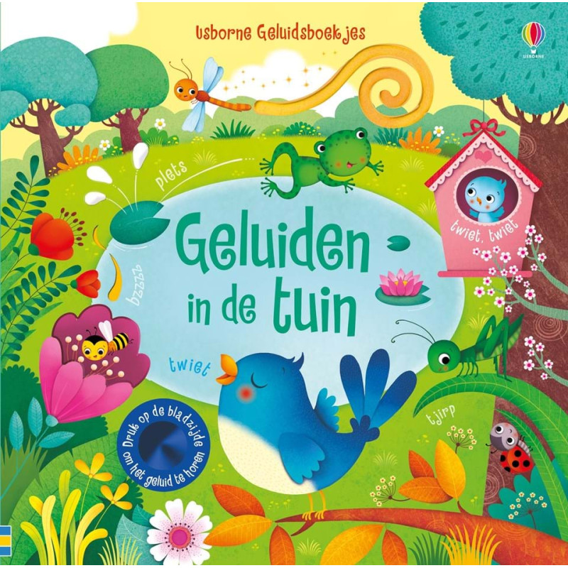 Usborne Geluidsboekjes - Geluiden in de tuin Usborne Geluidsboekjes - Geluiden in de tuin