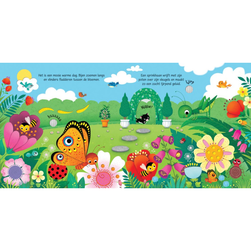 Usborne Geluidsboekjes - Geluiden in de tuin Usborne Geluidsboekjes - Geluiden in de tuin