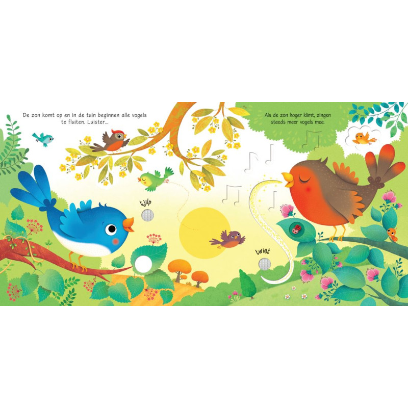 Usborne Geluidsboekjes - Geluiden in de tuin Usborne Geluidsboekjes - Geluiden in de tuin
