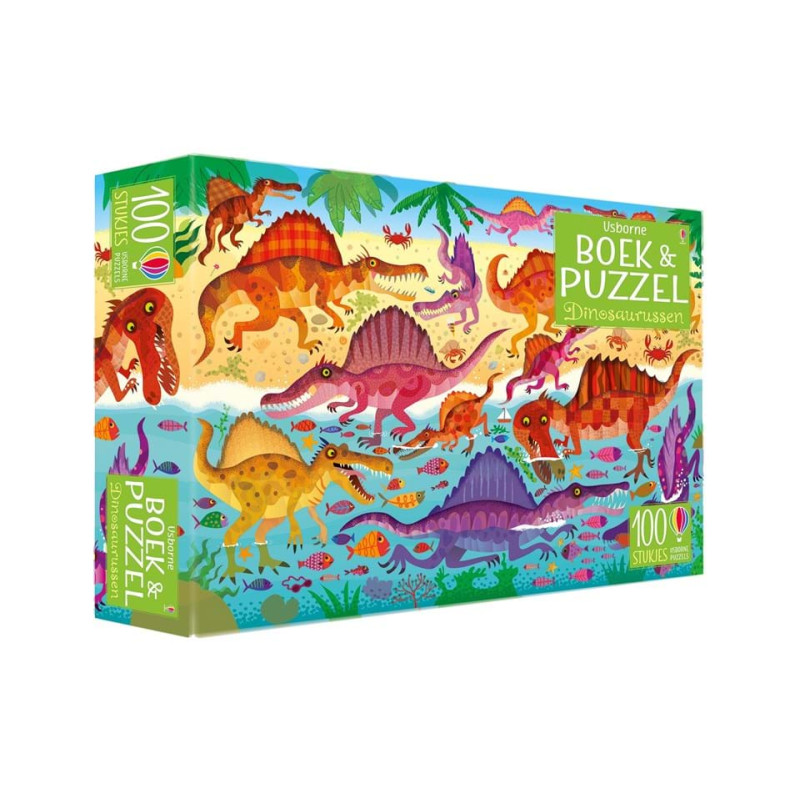Boek & Puzzel - Dinosaurussen Boek & Puzzel - Dinosaurussen