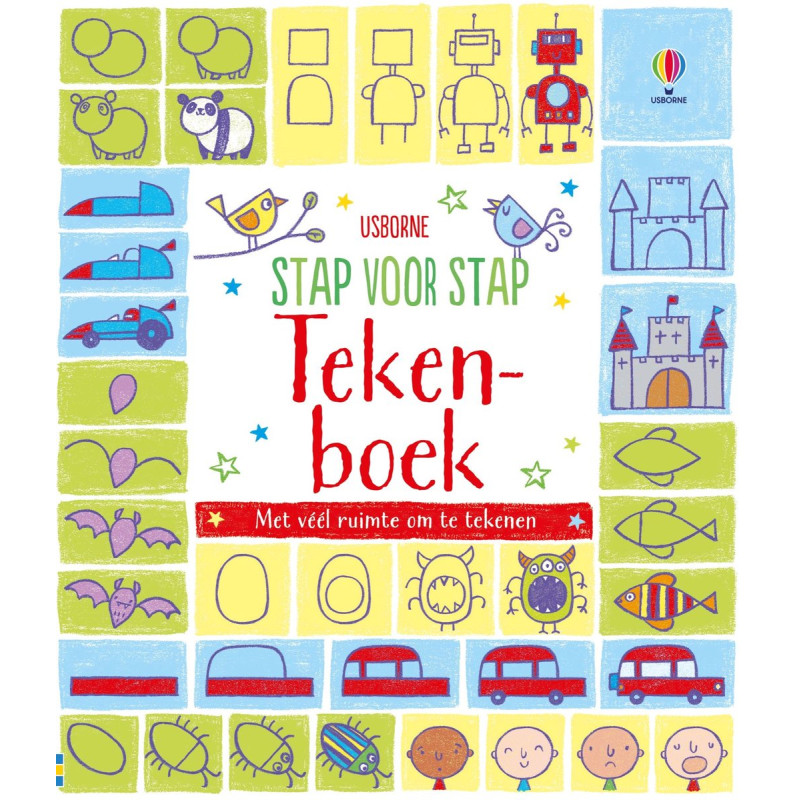 Stap voor stap tekenboek Stap voor stap tekenboek